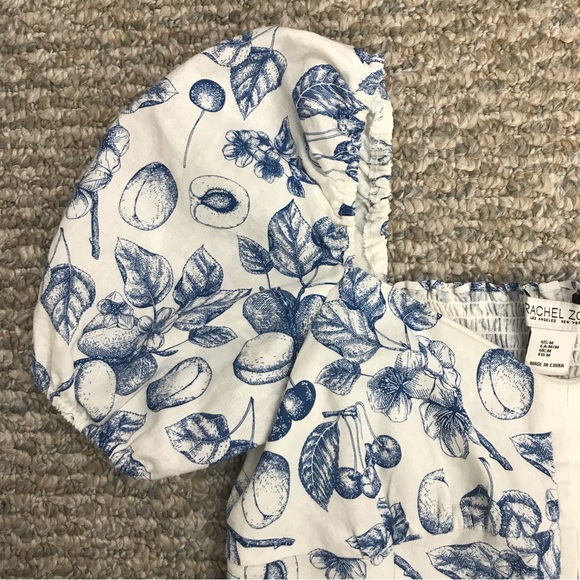 Rachel Zoe Sustainable Linen Blend Corset Top - Picture 3 of 10